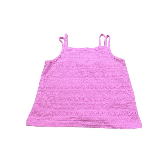 Old Navy Girls Pink Textured Tank Top L (10-12) - Picture 1 of 8